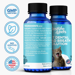 Mezcla de BestLife4Pets en agua para higiene dental del gato