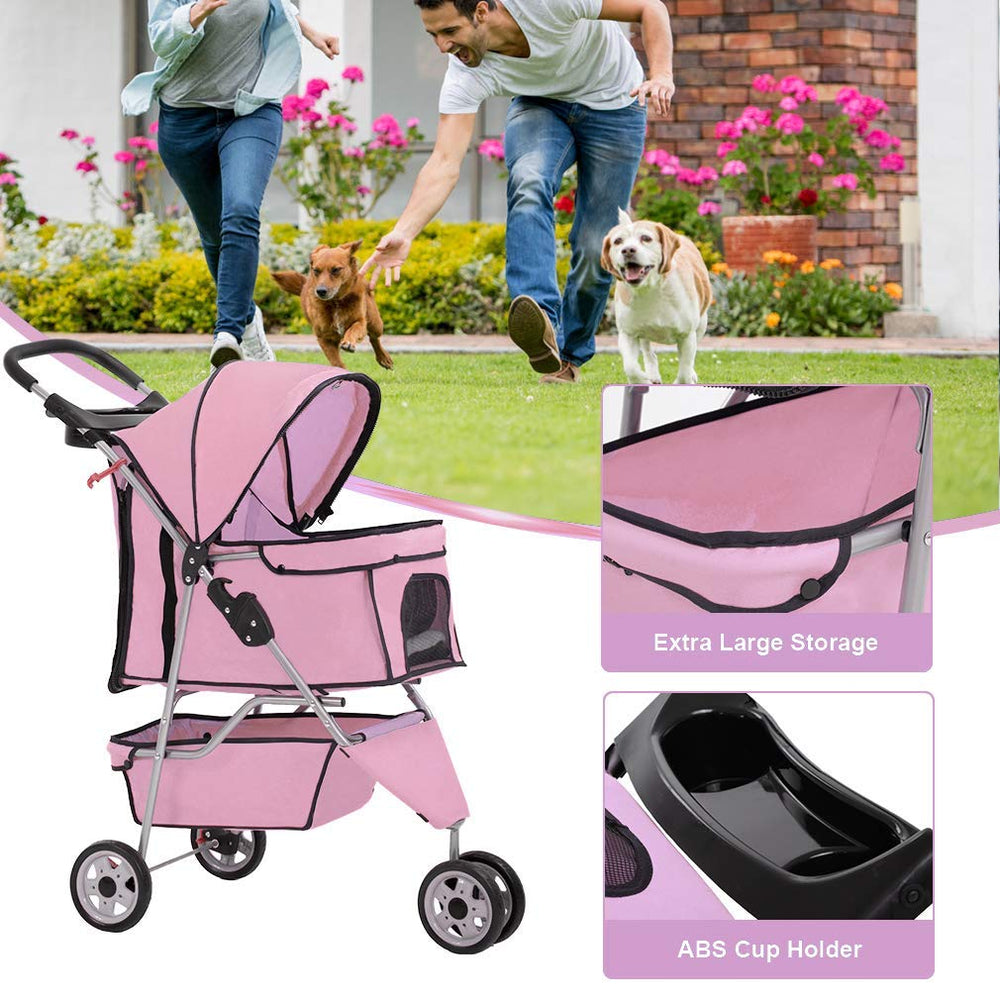 BestPet ruedas delanteras de 360° para maniobras precisas.