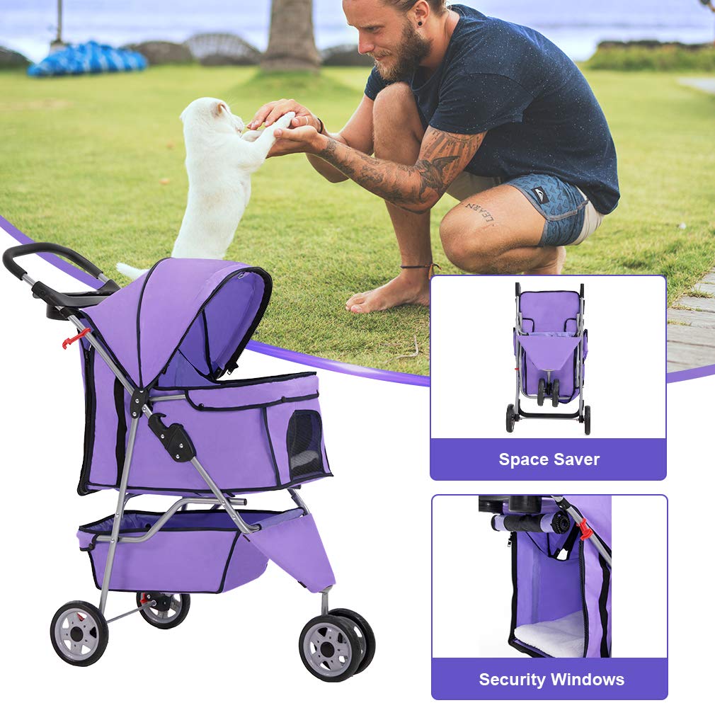 BestPet carrito diseño plegable sin herramientas para viajar