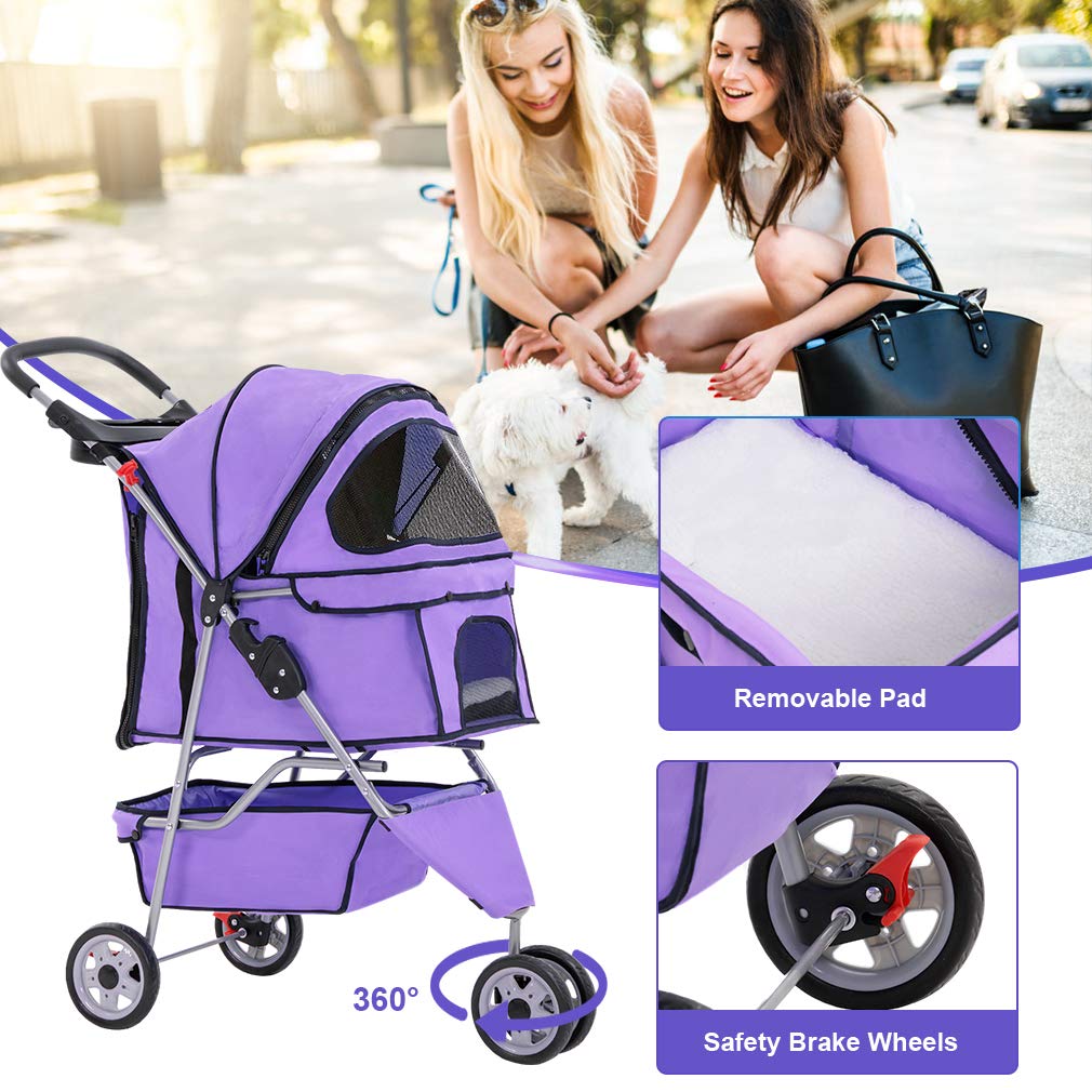BestPet carrito con portavasos para bebidas en salidas largas