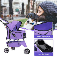 BestPet carrito con ventana Peak Top para ver al animal durante el paseo