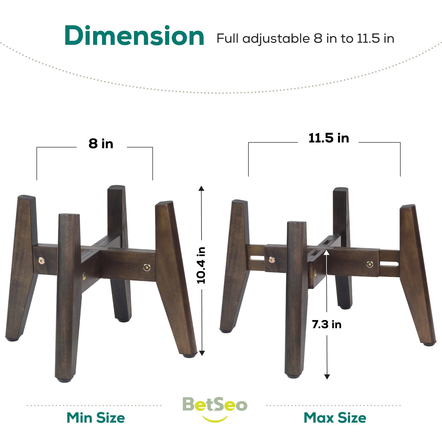 BETSEO diseño-madera-natural-durable: base estable y sin olores.