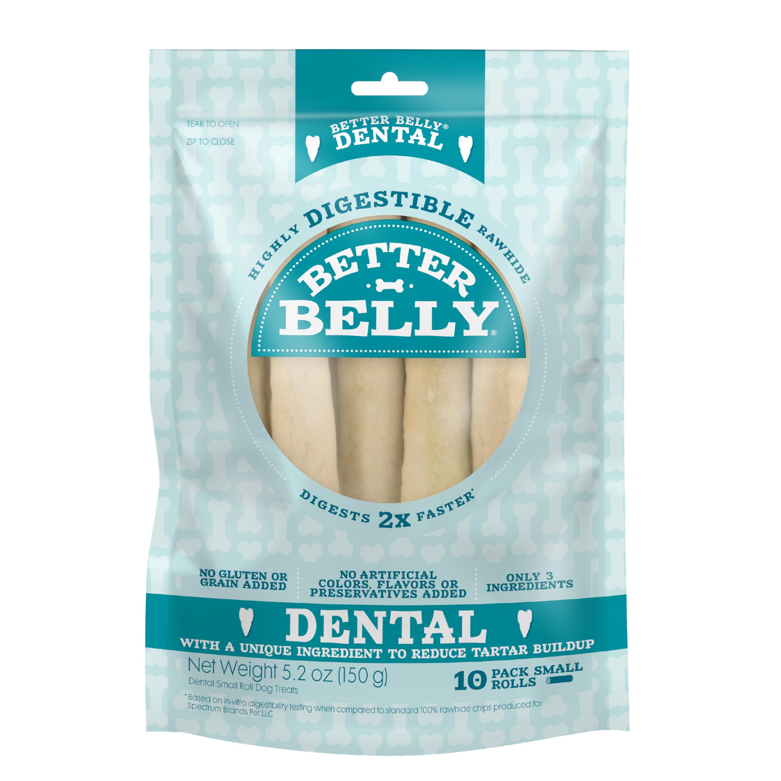 Better Belly: rollos dentales pequeños para perros facilitan masticación segura