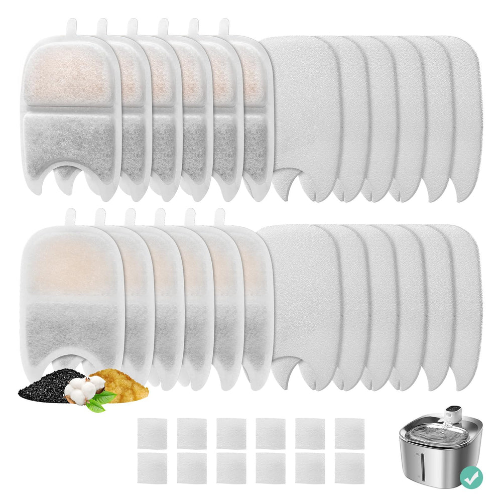 Filtro de repuesto BFLICROY para fuente Wilreless, mejora la claridad del agua para gatos