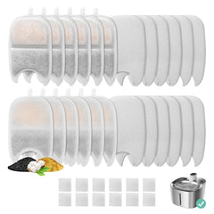 Filtro de repuesto BFLICROY para fuente Wilreless, mejora la claridad del agua para gatos