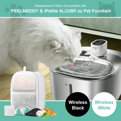 Sistema de filtración triple BFLICROY para agua de felinos, purifica y refresca