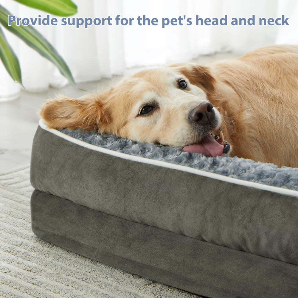 BFPETHOME, apoyo para cabeza y cuello en cama para perro grande