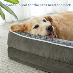 BFPETHOME, apoyo para cabeza y cuello en cama para perro grande