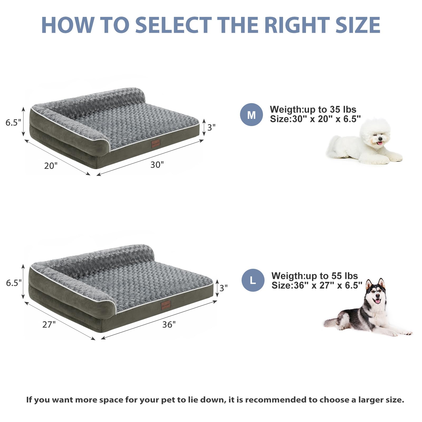Forro impermeable que protege el relleno ortopédico de BFPETHOME.