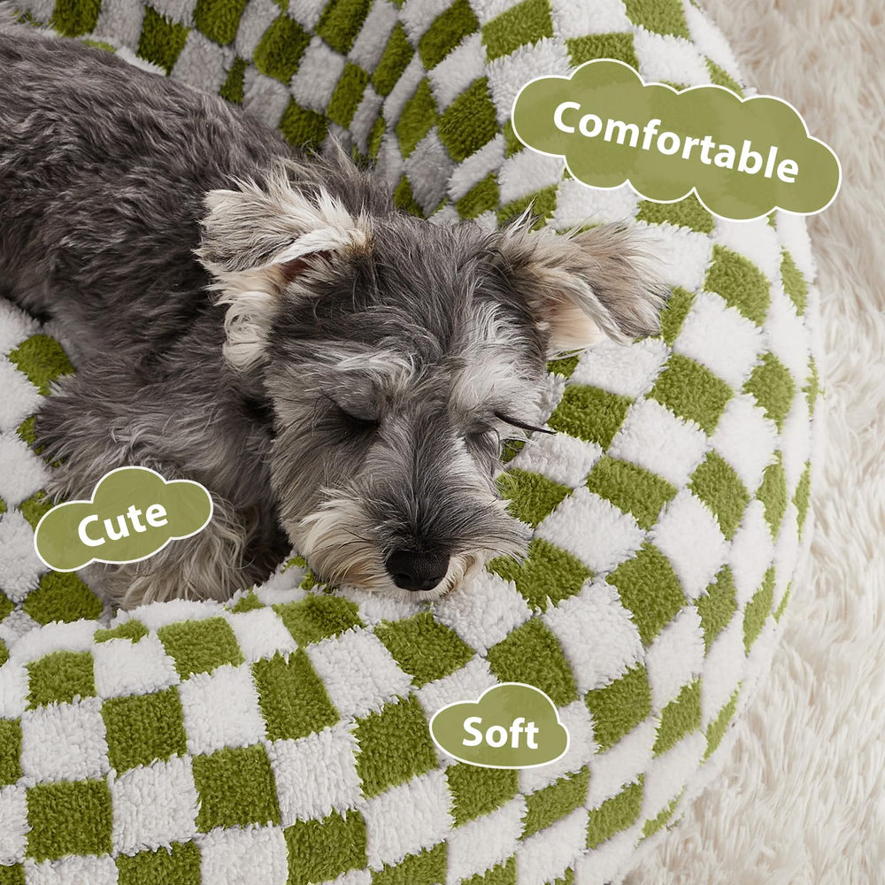 Detalle acolchado suave de la cama BFPETHOME para confort