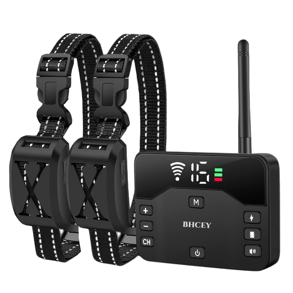 BHCEY cerca inalámbrica para perros con alcance ajustable para entrenar al aire libre