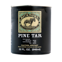 Bickmore Pine Tar 32oz, botella para el cuidado de cascos de caballos