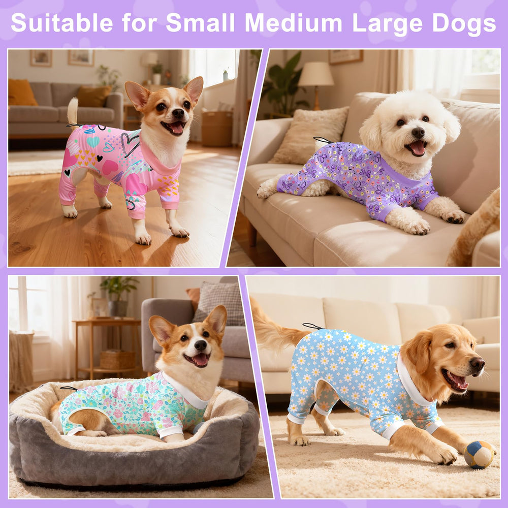 Bienbee pijama para perro con ajuste de longitud de espalda para mayor comodidad.