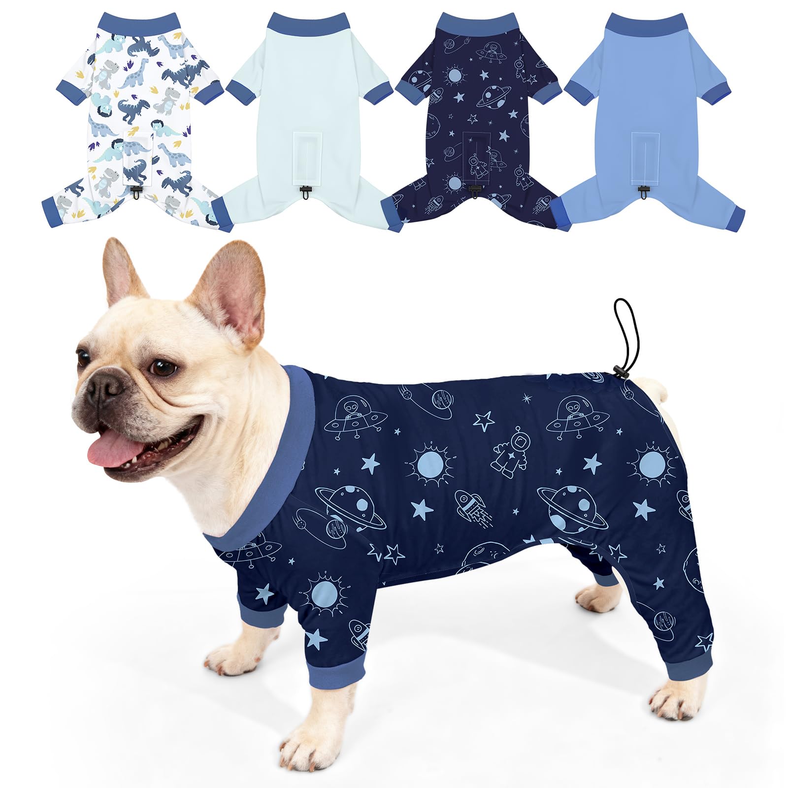 Bienbee Pijamas para perros con diseños brillantes, perfectos para juego y fotos.