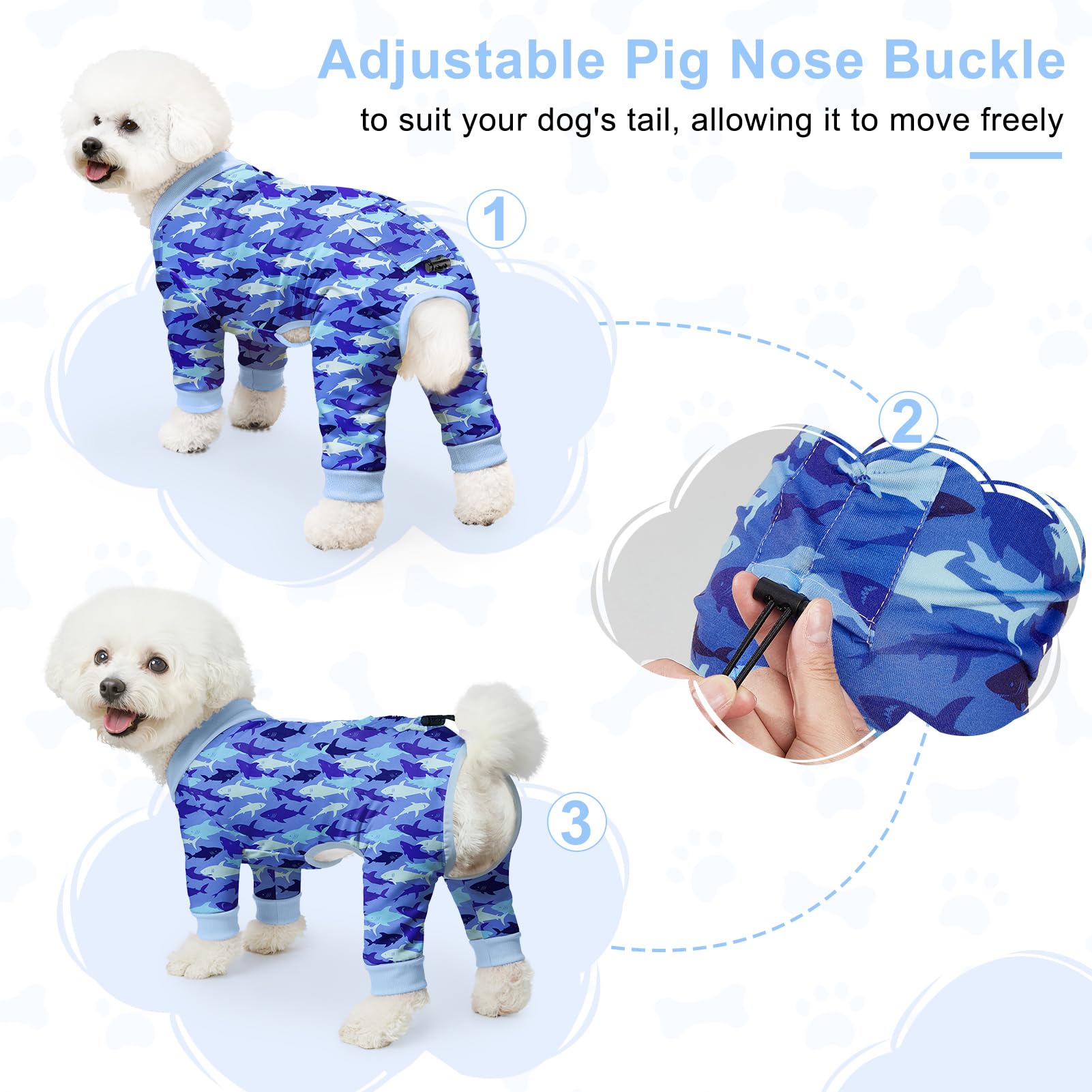 Bienbee pijamas para perro pato: transpirable para descanso nocturno