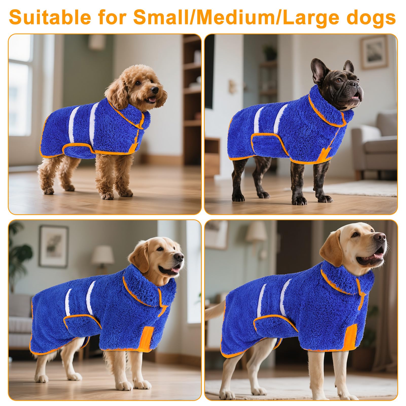 Bienbee Bata Perro disponible en tallas variadas para diferentes razas