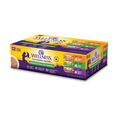 Wellness Pate completo pollo para gato adulto, fuente de proteína sabrosa para nutrición diaria.