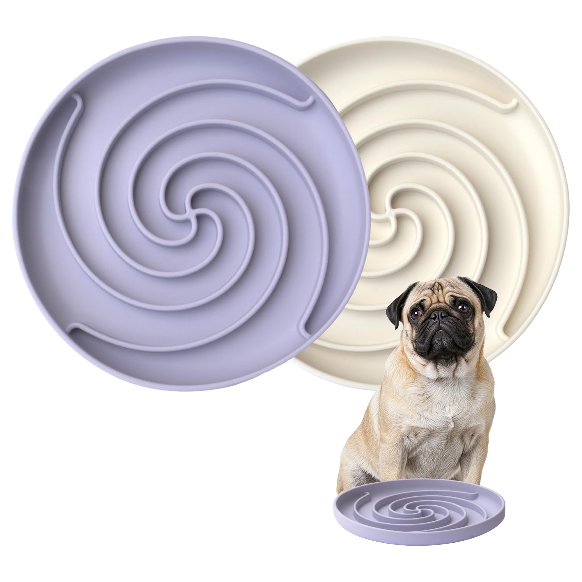 Bifeaw tazón lento puzzle para perros mejora la experiencia de comer pausadamente.