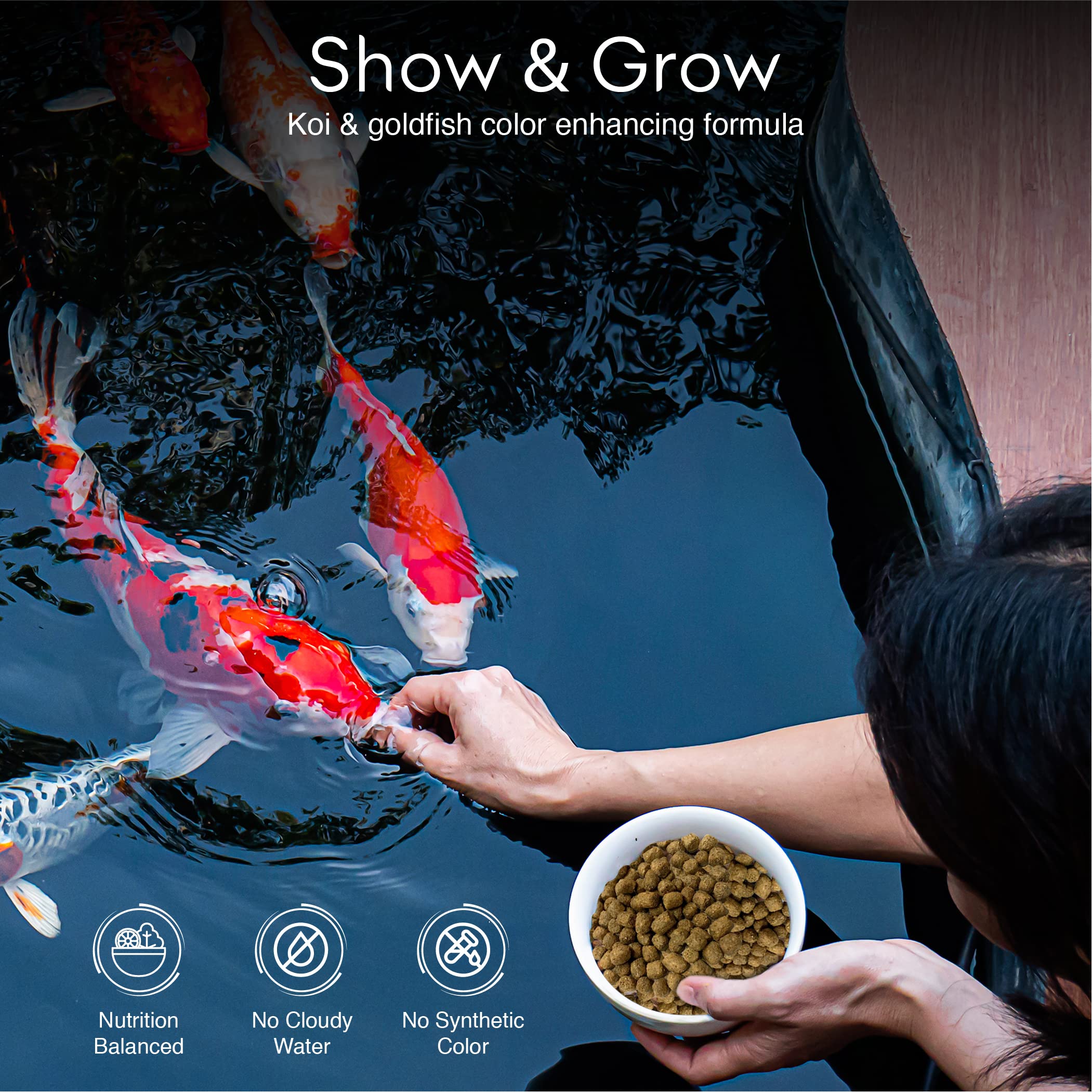 Big Kahuna Pellets para Estanque: empaque de 45 lb para estanques grandes.