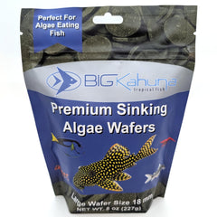 BIG KAHUNA wafers de algas 18 mm para plecos, alimento completo.