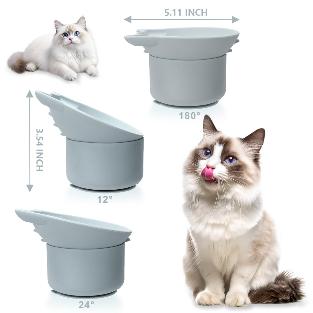 Bikabpet comedero-gato-diseño-carita añade encanto durante la hora de comer