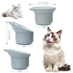 Bikabpet comedero-gato-diseño-carita añade encanto durante la hora de comer