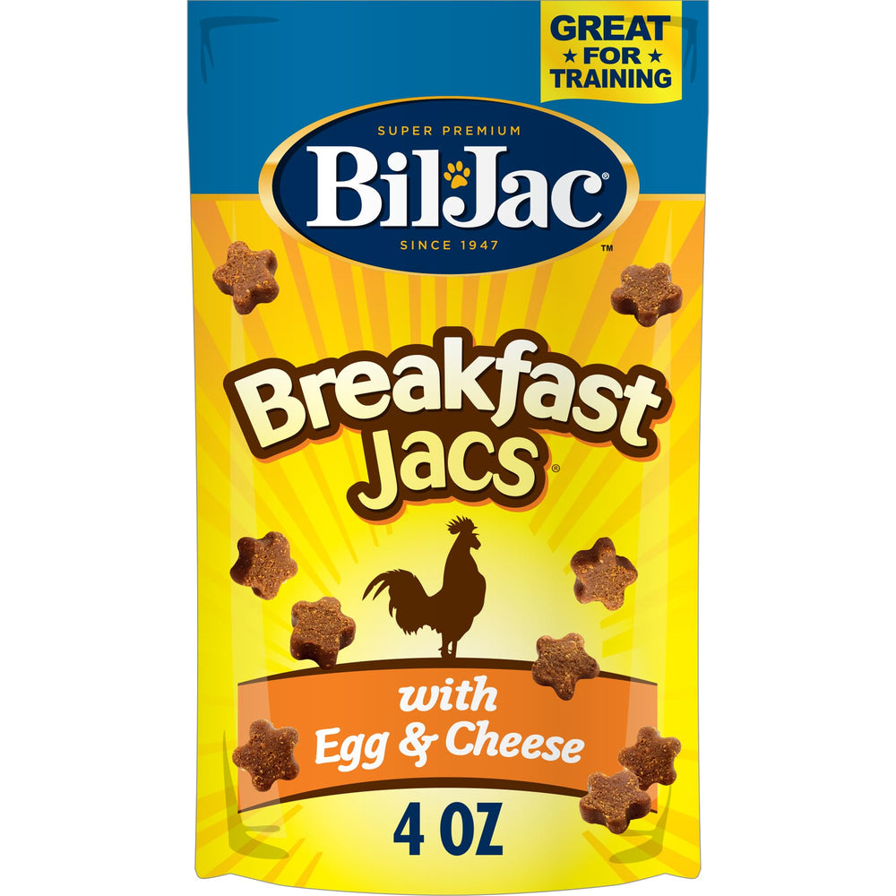 Bil-Jac Breakfast Jacs, bolsa de 4 oz, snack matutino suave para perros