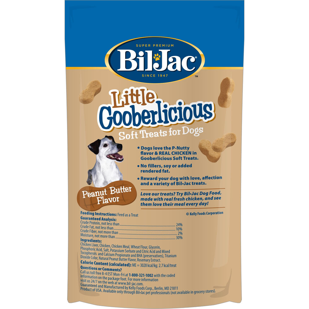 Bil-Jac Little Gooberlicious entrenamiento con mordiscos pequeños para perros pequeños