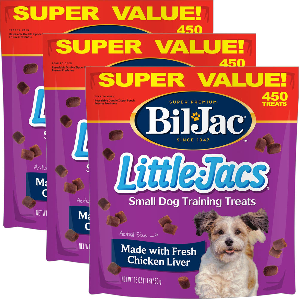 Bil-Jac Little Jacs empaque con cierre doble para mantener la frescura