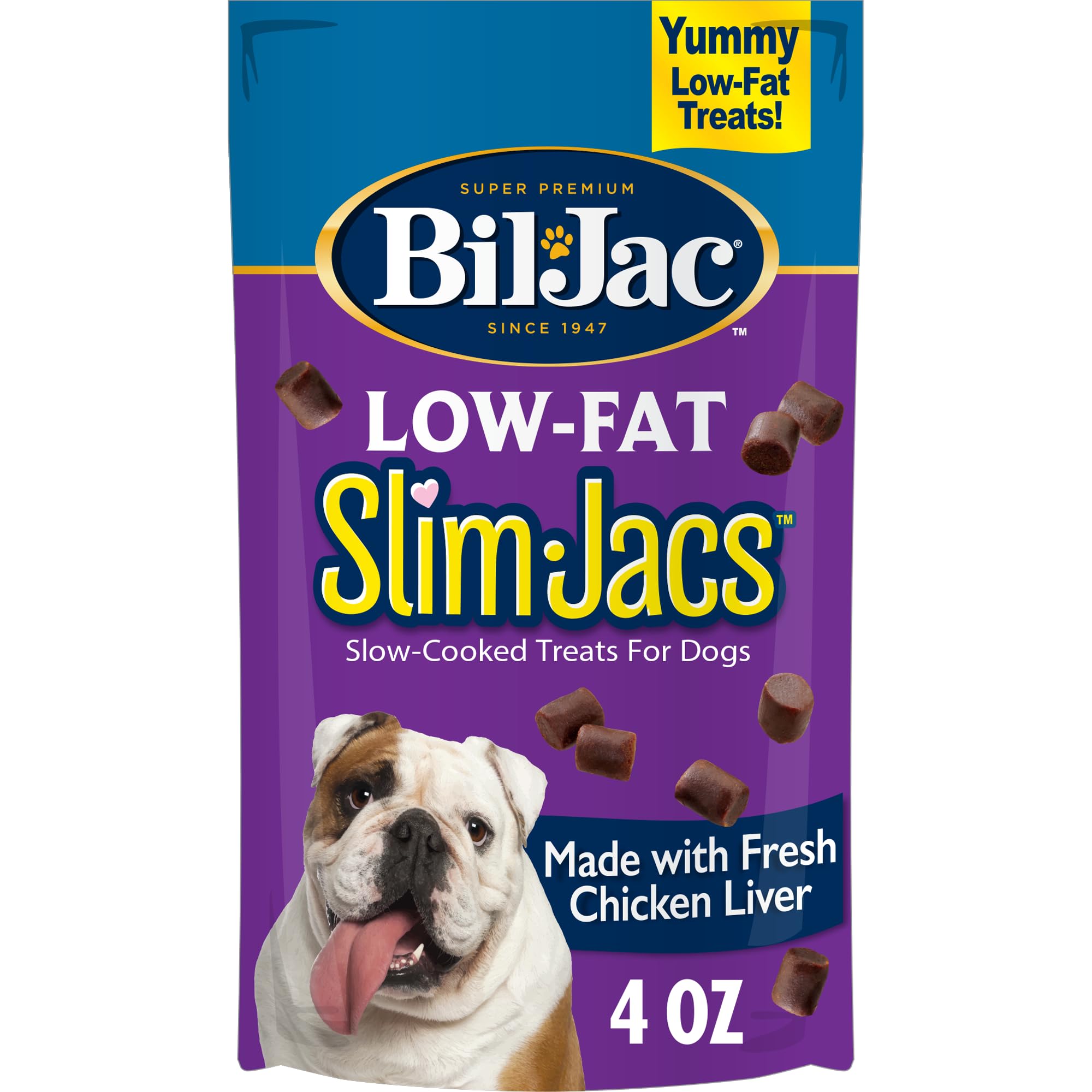 Bil-Jac SlimJacs: bolsa de tratamiento bajo grasa para premiar sin culpa.