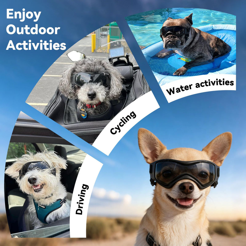 Gafas Billionchains para perro con recubrimiento de silicona suave