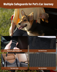 bilypaws cinturones-seguridad ajustables refuerza seguridad y mantiene la cama estable en frenadas