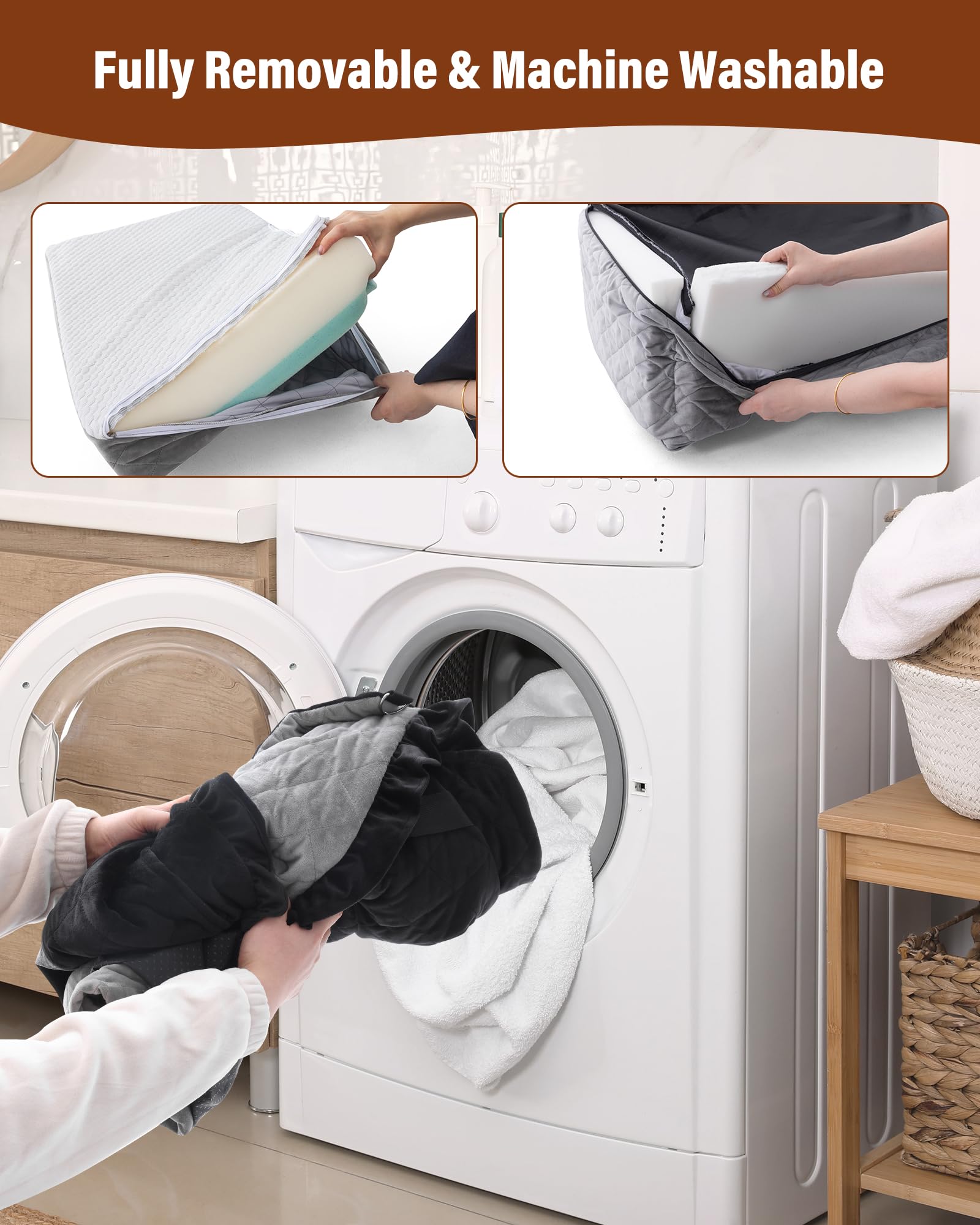 bilypaws cubierta-lavable-desmontable: limpieza rápida entre paseos.