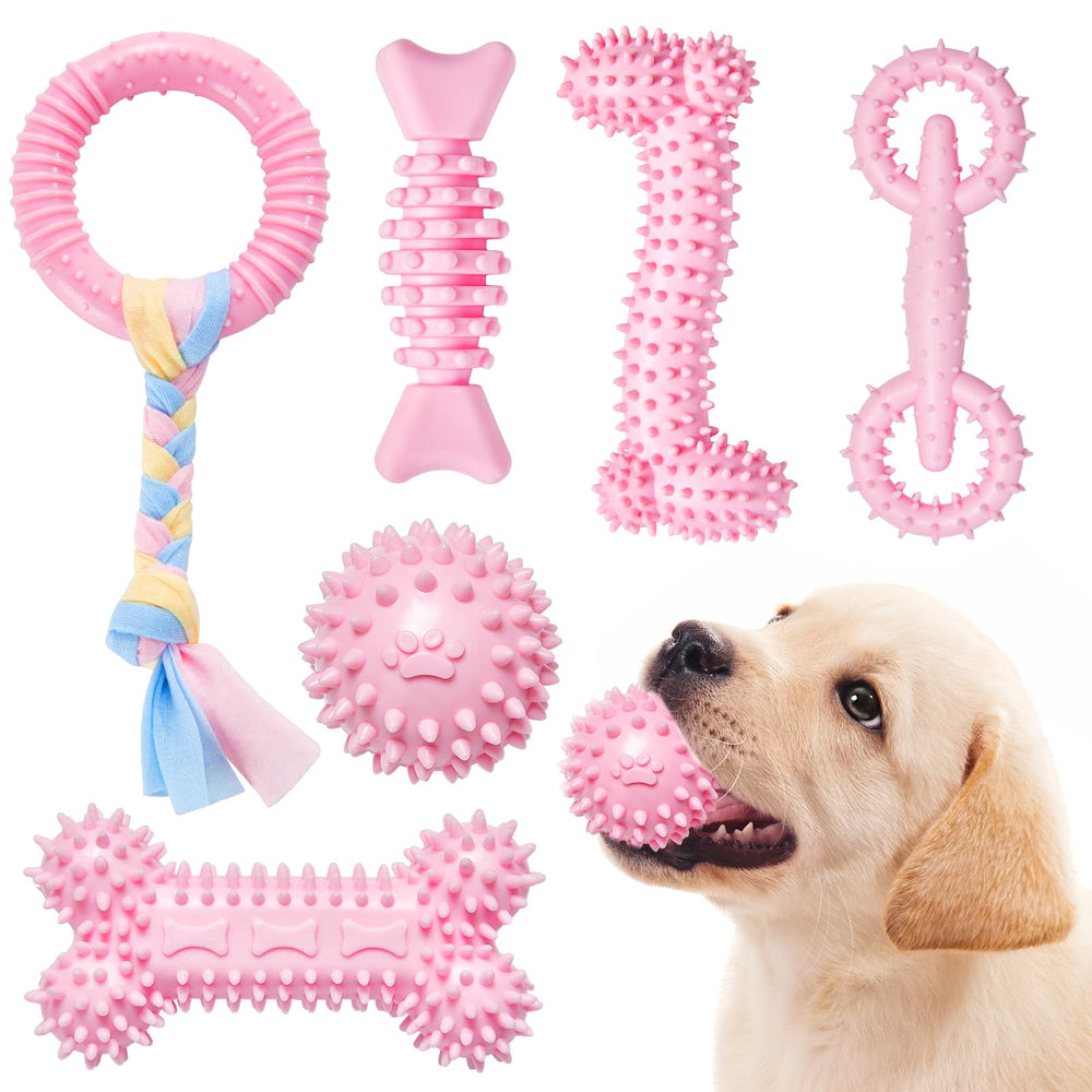 Bininl juguete masticacion cachorro azul para dentición suave y entretenimiento.