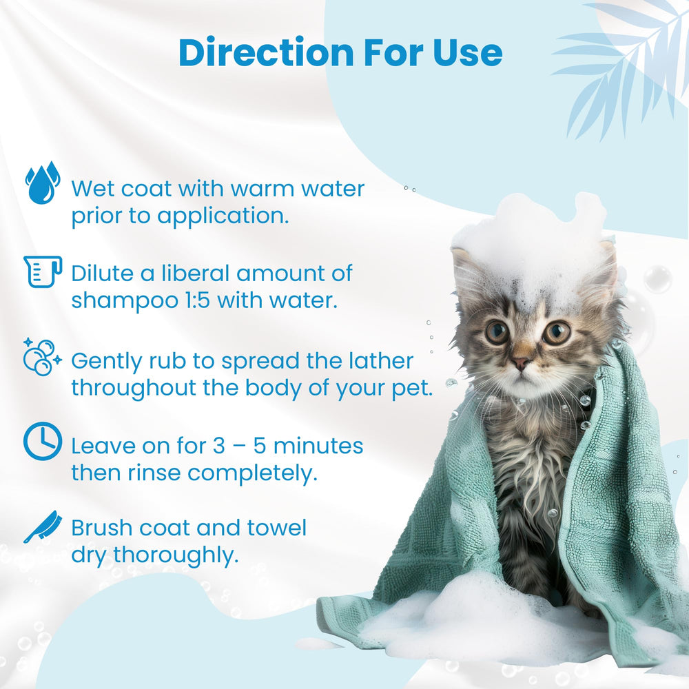 Bio PetActive Cat Shampoo: desenredado de pelo largo, cabello más limpio y manejable.