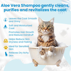 Bio PetActive Cat Shampoo: etiqueta aroma floral; experiencia agradable durante el baño.