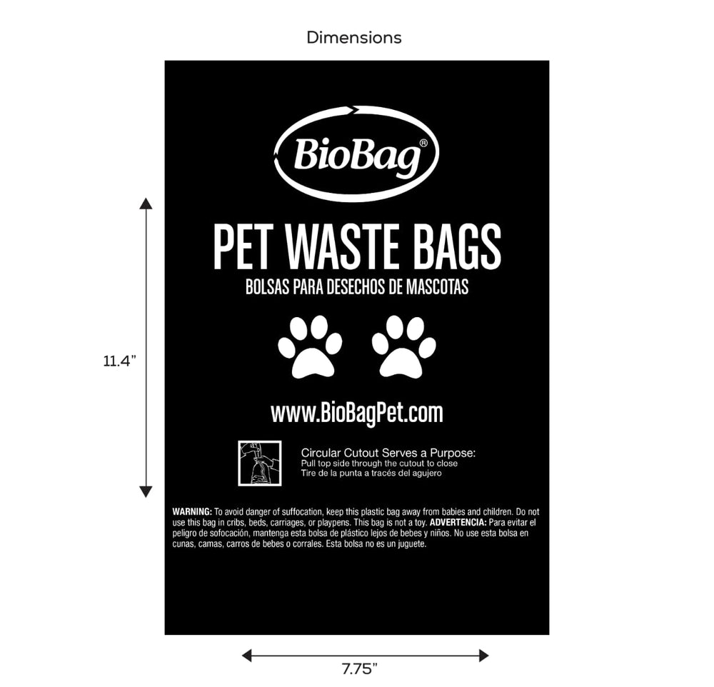 BioBag empaque práctico de bolsas para desechos