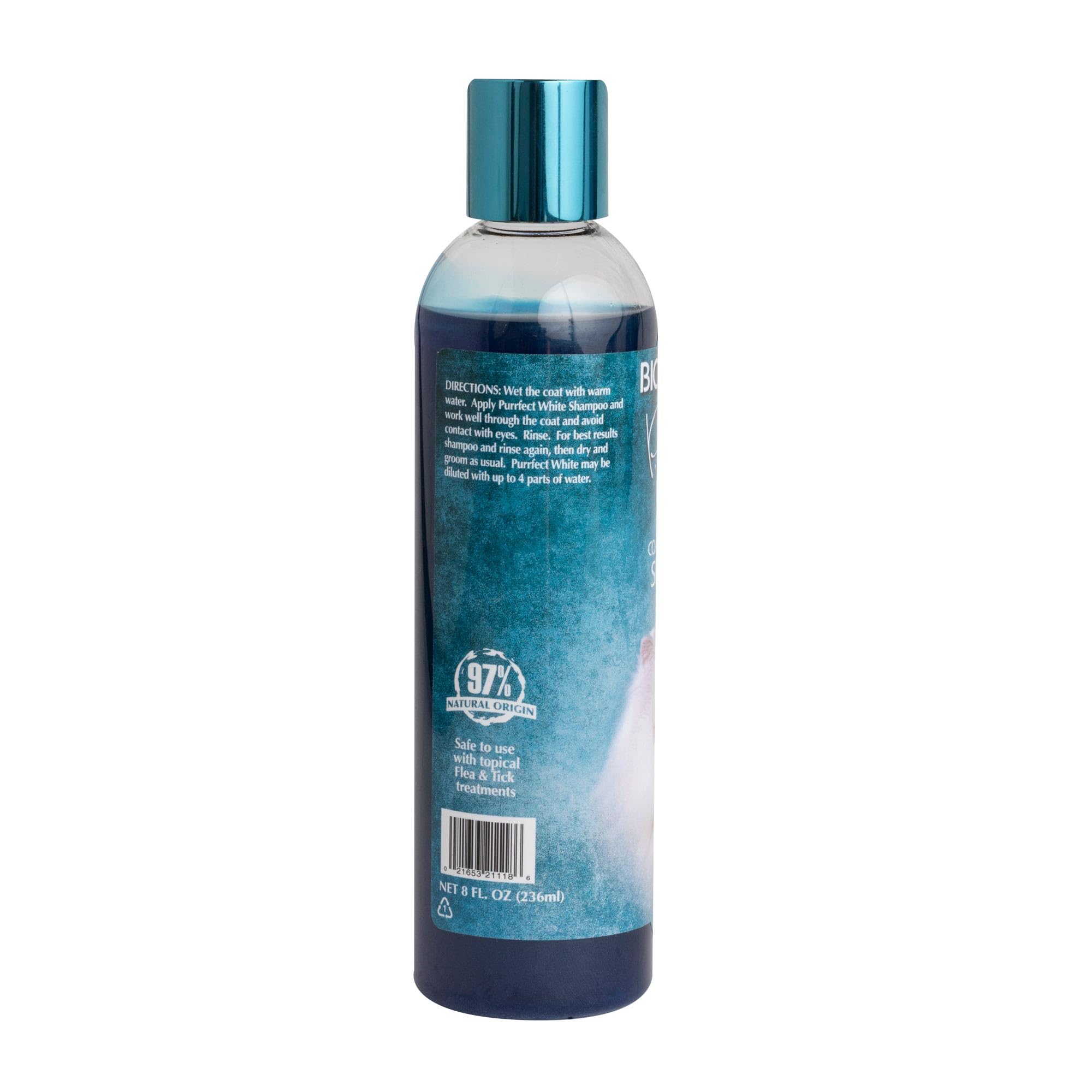 Bio-groom Purrfect White: pelo claro luce brillo natural gracias al realce suave.