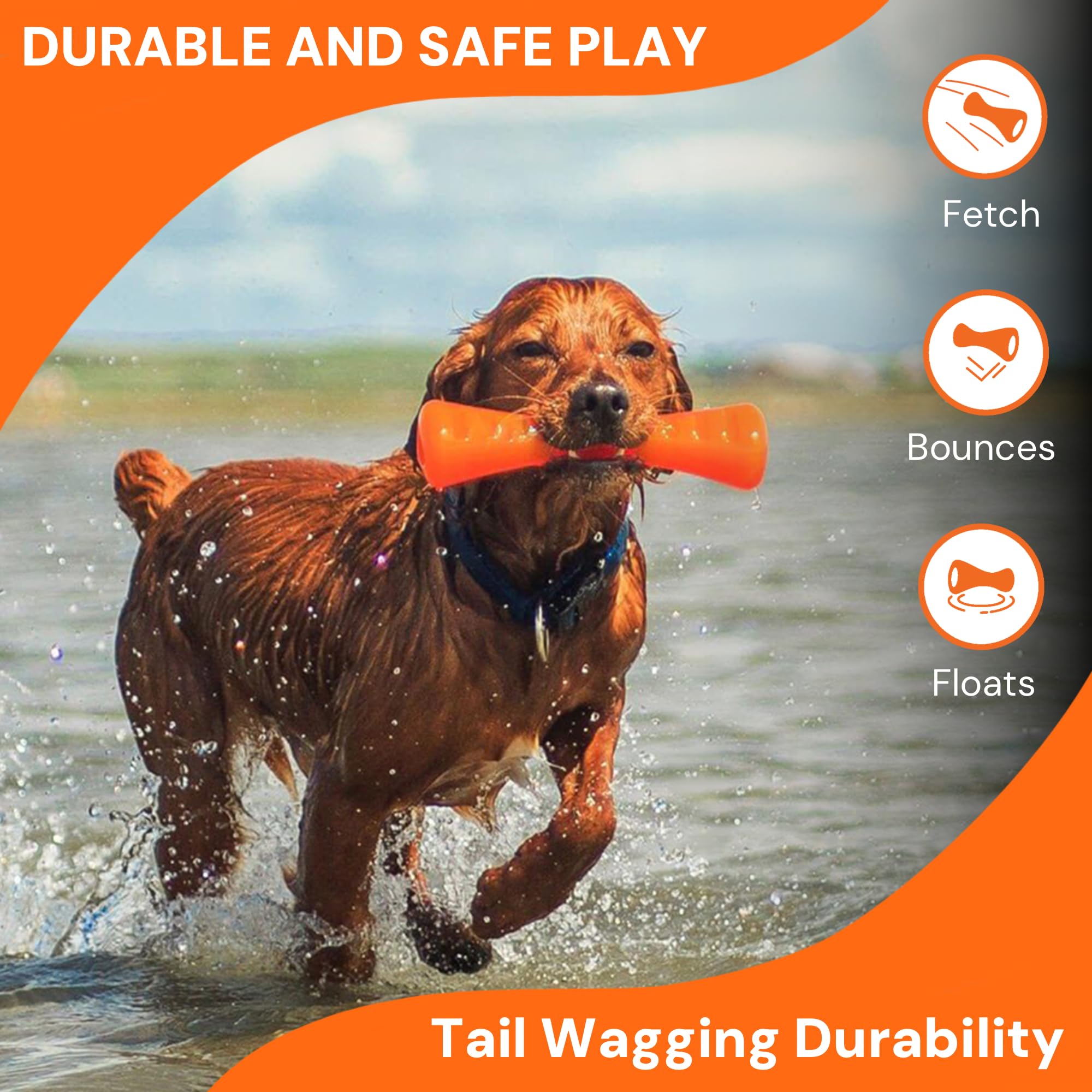 BIONIC Urban Stick, disponible en tallas Pequeño, Mediano y Grande para perros grandes.