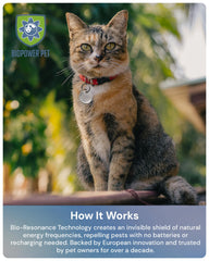 BIOPOWER PET Shield etiqueta resistente al agua para uso diario con mascotas