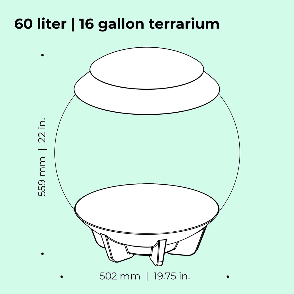 biOrb Aire 60 LED Ventilación con filtro de carbono mantiene circulación constante