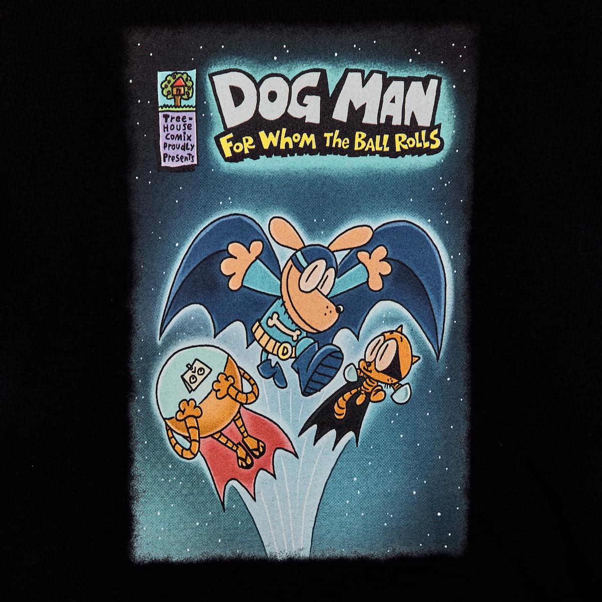 Bioworld Dog Man, imagen frontal heroica, ideal para fanáticos activos