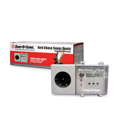 Bird B Gone Bird Chase Super Sonic disuasión externa para patios.
