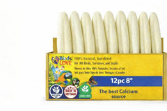 Birds LOVE cuttlebone calcio natural para aves, fuente mineral para masticación diaria