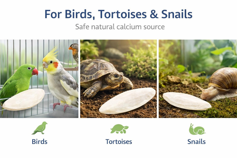 Birds LOVE cuttlebone empaque protector para reducir daños en envío.
