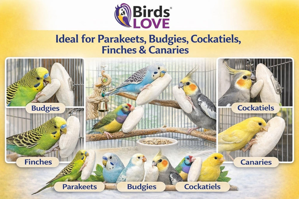 Birds LOVE empaque protector para reducir roturas durante envío.