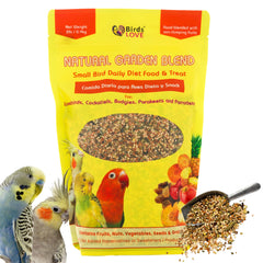 Birds LOVE Mezcla Jardín Natural en envase 2 lb para aves pequeñas