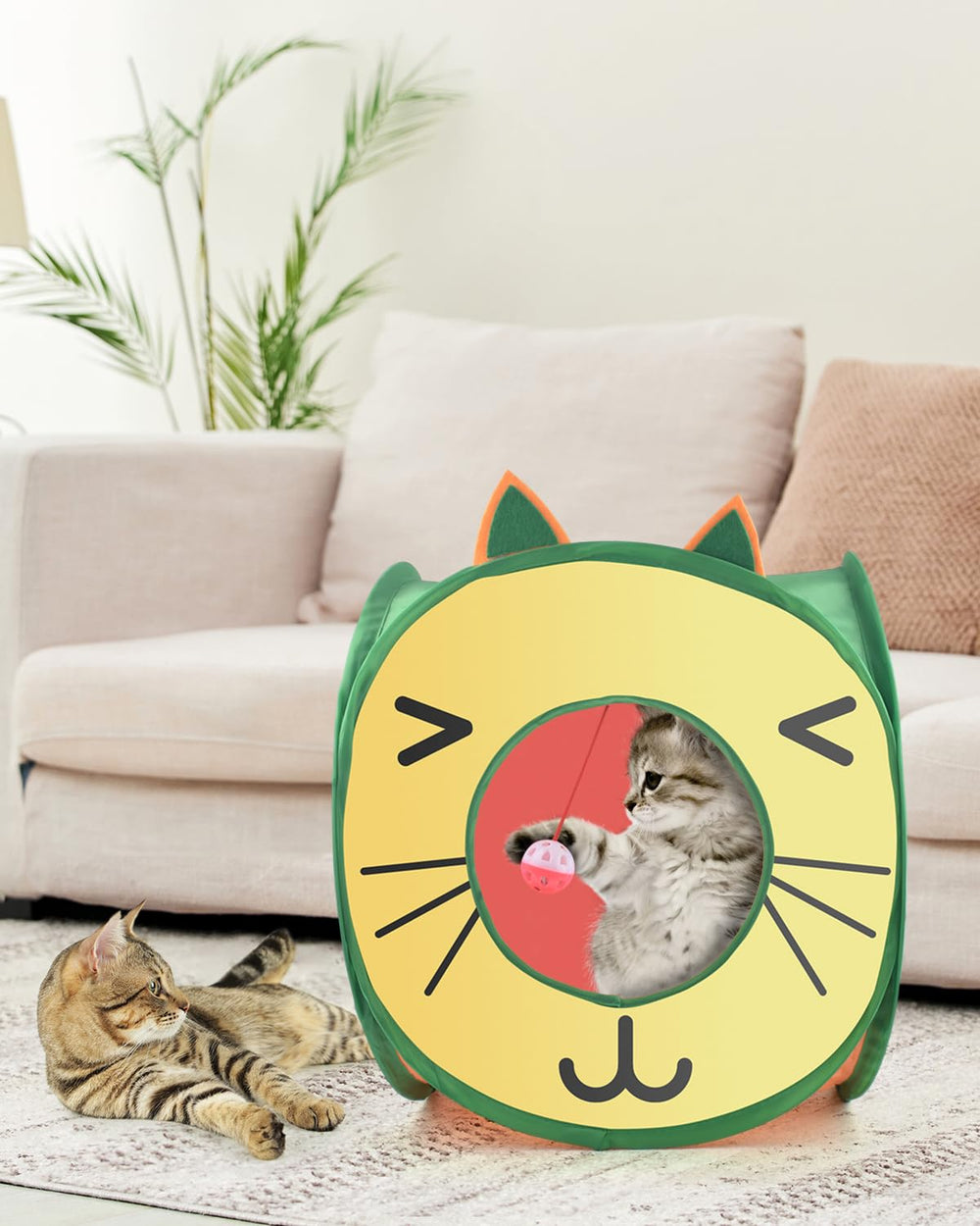 Tejido lavable del Bissap cubo, limpieza fácil tras juego.