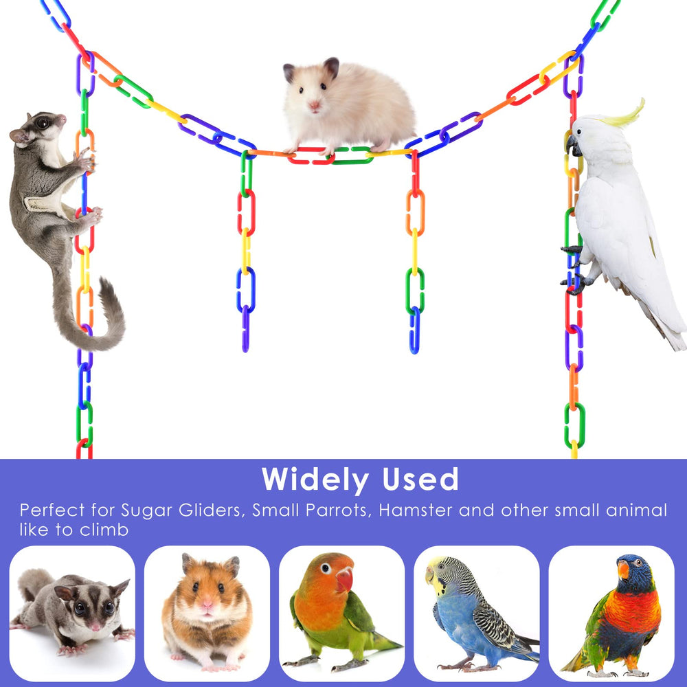 Bissap: ganchos y cadenas versátiles para juego y decoración.