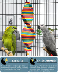 Estimulación física y mental para aves medianas y grandes con Bissap